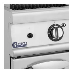Royal Catering Lavakivigrilli 8 kW 50-460 °C LPG/maakaasu