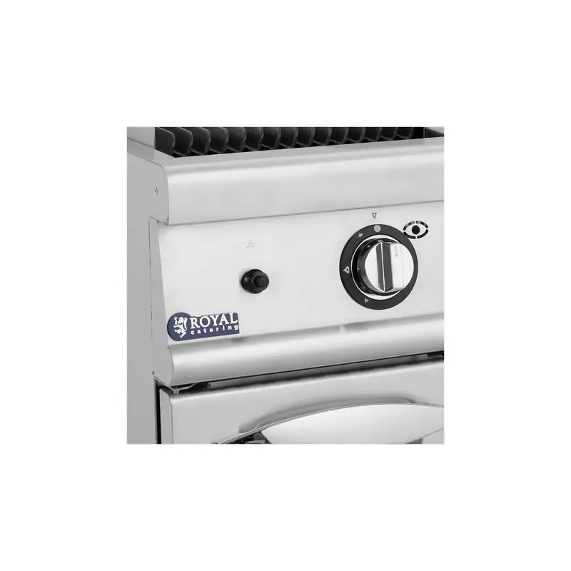 Royal Catering Lavakivigrilli 8 kW 50-460 °C LPG/maakaasu