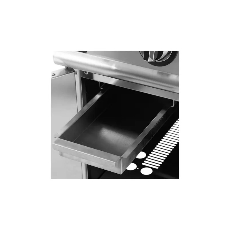 Royal Catering Lavakivigrilli 8 kW 50-460 °C LPG/maakaasu