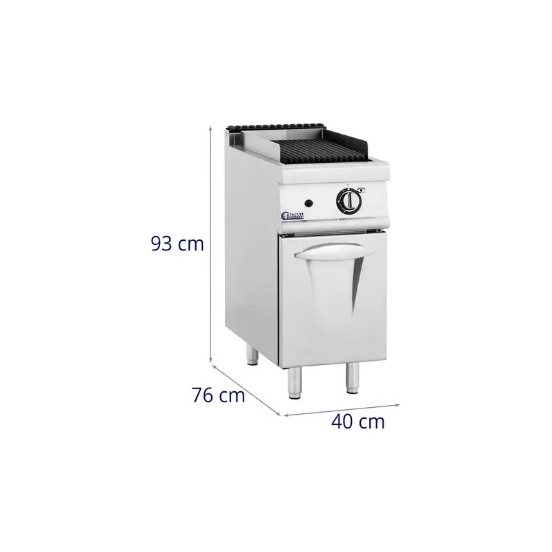 Royal Catering Lavakivigrilli 8 kW 50-460 °C LPG/maakaasu