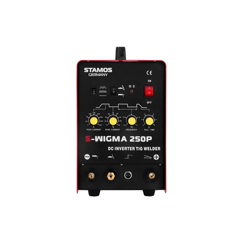 Stamos Germany S-WIGMA 250P WIG-hitsaussetti 250 A 230 V + Eagle Eye -hitsauskypärä 10,95 kg