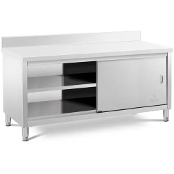 Royal Catering RCSSCB 180X70 E B työpöytäkaappi ruostumaton teräs 180 x 70 cm 500 kg