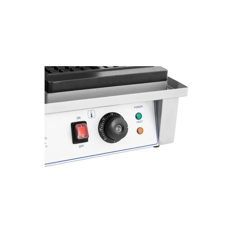 Royal Catering RC-WM201 kaksoisvohelirauta belgialaisiin vohveleihin, 2 x 2 000 W