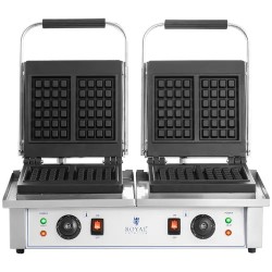 Royal Catering RC-WM201 kaksoisvohelirauta belgialaisiin vohveleihin, 2 x 2 000 W