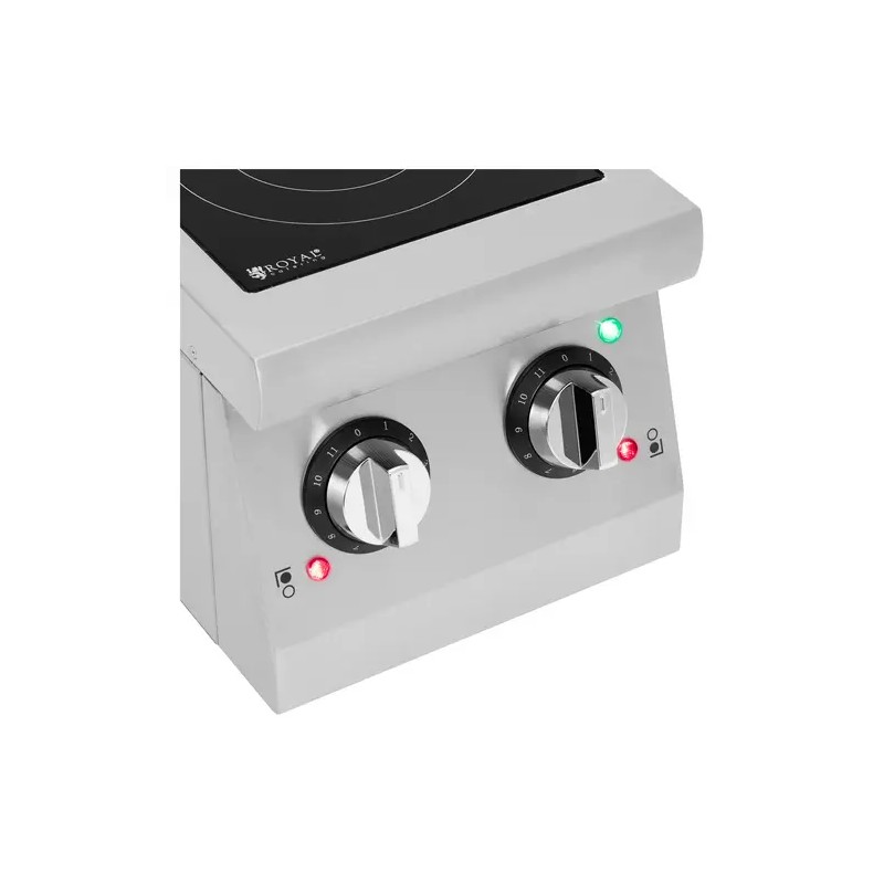 Royal Catering induktiokeittotaso, 2 x 26 cm, 3000 W, 60–240 °C