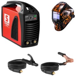Stamos Germany S MMA 200 IGBT MMA hitsaussetti ja Firestarter 500 automaattikypärä 200 A