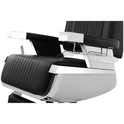 Luxuria Black kampaajan tuoli, musta, hydraulinen korkeussäätö 64-77 cm