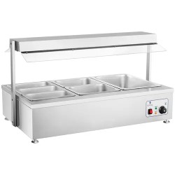 Royal Catering Bain Marie kuivalämmitys 6 GN lihaliitteellä