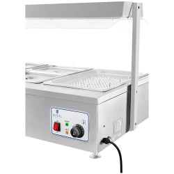 Royal Catering Bain Marie kuivalämmitys 6 GN lihaliitteellä