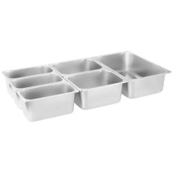 Royal Catering Bain Marie kuivalämmitys 6 GN lihaliitteellä