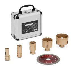 Timanttiporakruunusetti kulmahiomakoneelle 20 25 35 55 68 mm ja 115 mm leikkauslaikka M14