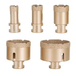 Timanttiporakruunusetti kulmahiomakoneelle 20, 25, 35, 55, 68 mm ja 115 mm leikkauslaikka, M14