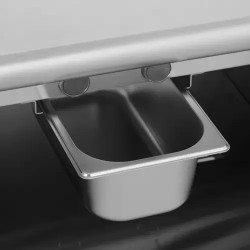Royal Catering sähkögrillilevy alakaapilla 10,8 kW sileä ja uritettu pinta