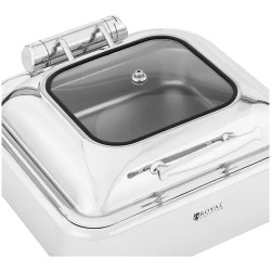 Royal Catering Chafing Dish ruokalämmitin GN 2/3 5,3 l lasikannella