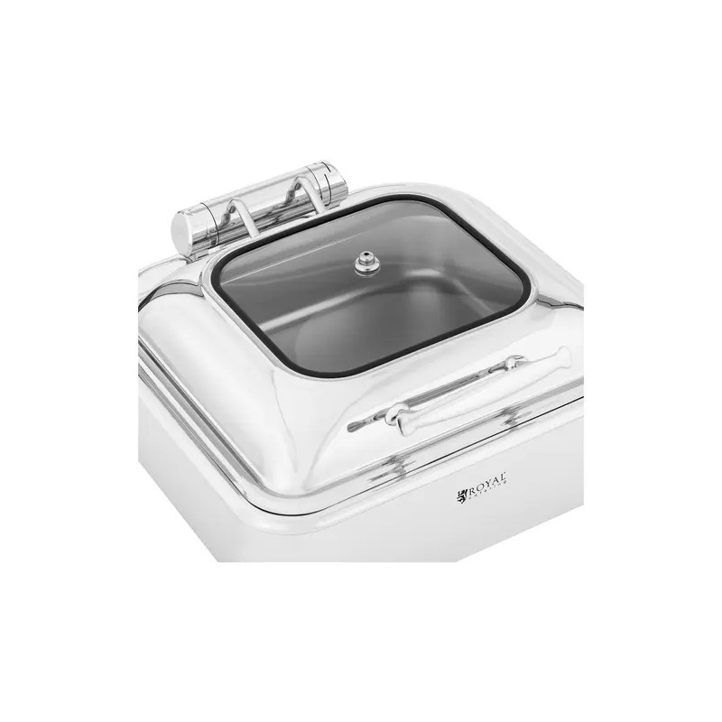 Royal Catering Chafing Dish ruokalämmitin GN 2/3 5,3 l lasikannella