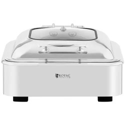 Royal Catering Chafing Dish ruokalämmitin GN 2/3 5,3 l lasikannella