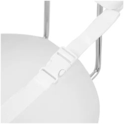 Lapsille tarkoitettu kampaajan tuoli, valkoinen, korkeussäädettävä 860-1110 mm, max 125 kg