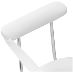 Lapsille tarkoitettu kampaajan tuoli, valkoinen, korkeussäädettävä 860-1110 mm, max 125 kg