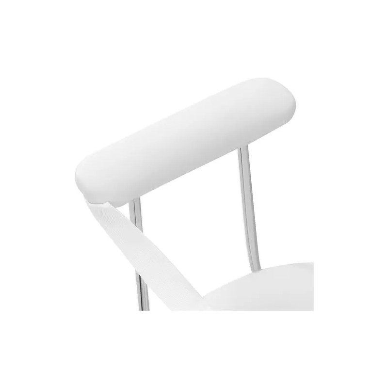 Lapsille tarkoitettu kampaajan tuoli, valkoinen, korkeussäädettävä 860-1110 mm, max 125 kg