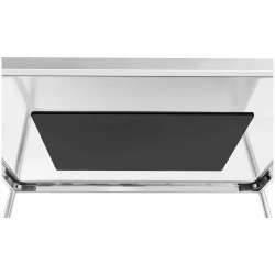 Royal Catering tarjoiluvaunu ruostumattomasta teräksestä, 4 hyllyä, 82 x 50 cm