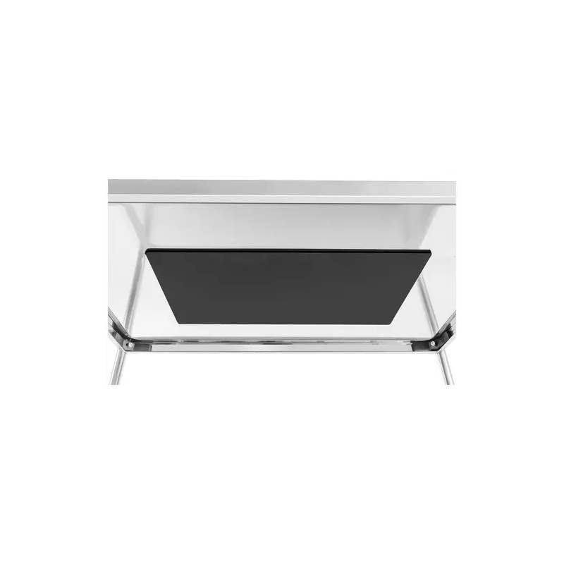 Royal Catering tarjoiluvaunu ruostumattomasta teräksestä, 4 hyllyä, 82 x 50 cm