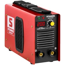 Stamos Germany S-MMA-200PI.2 elektrodihitsauskone 200 A Hot Start LED-näytöllä