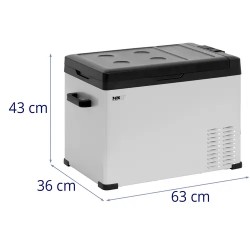 Autojääkaappi ja pakastin 40 l 12/24 V / 100-240 V LED-näyttö ja App-ohjaus