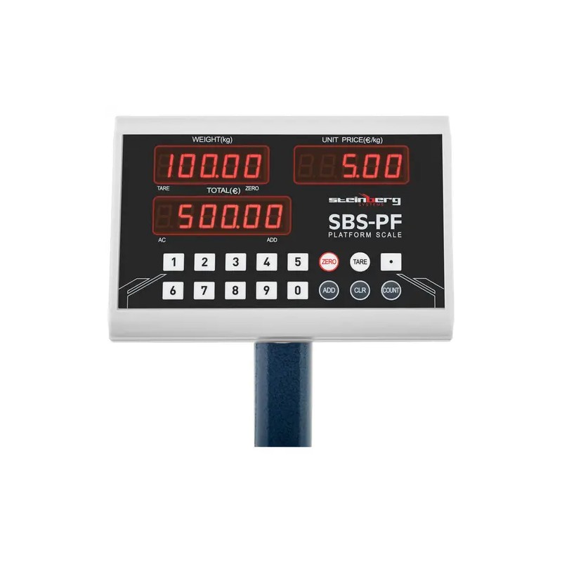 Steinberg Systems SBS-PF-100A8 alustavaaka 100 kg / 0,01 kg 40 x 30 cm LED