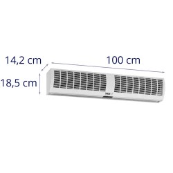 Ilmestin 1 m 1520 m³/h kaukosäädöllä 95 W