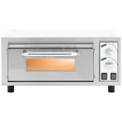 Royal Catering sähköinen pizzauuni 40 cm 2400 W tulenkestävällä kivellä