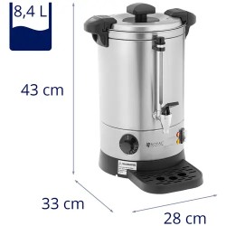 Royal Catering vedenkeitin 6,1 l 1500 W ruostumaton teräs