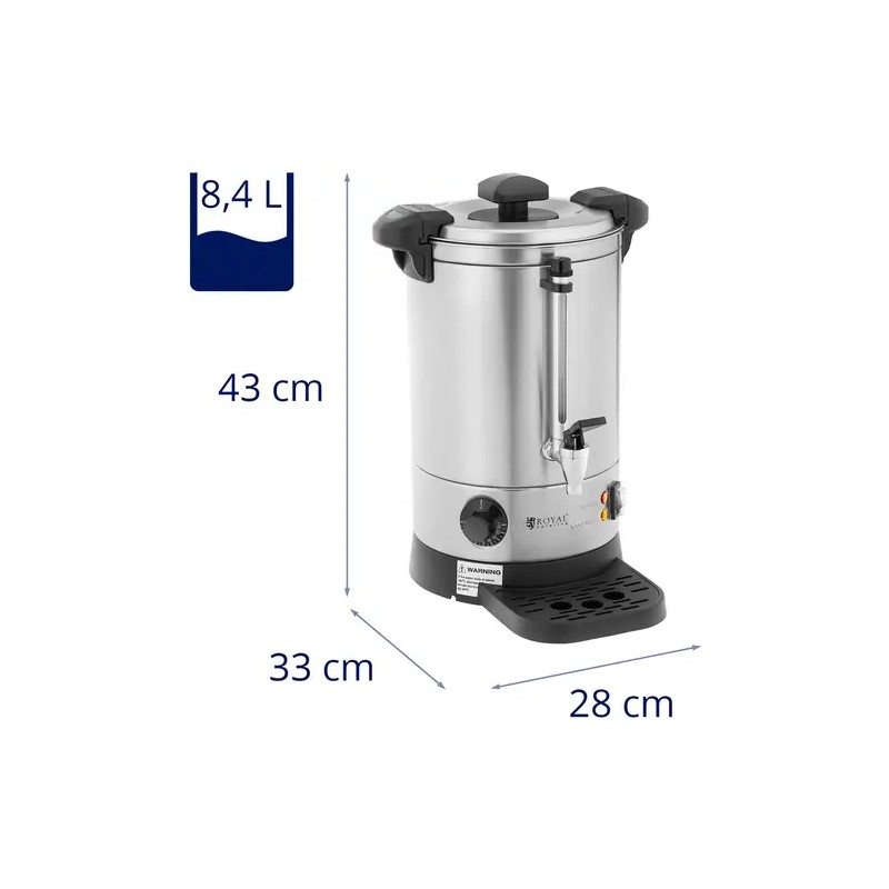 Royal Catering vedenkeitin 6,1 l 1500 W ruostumaton teräs