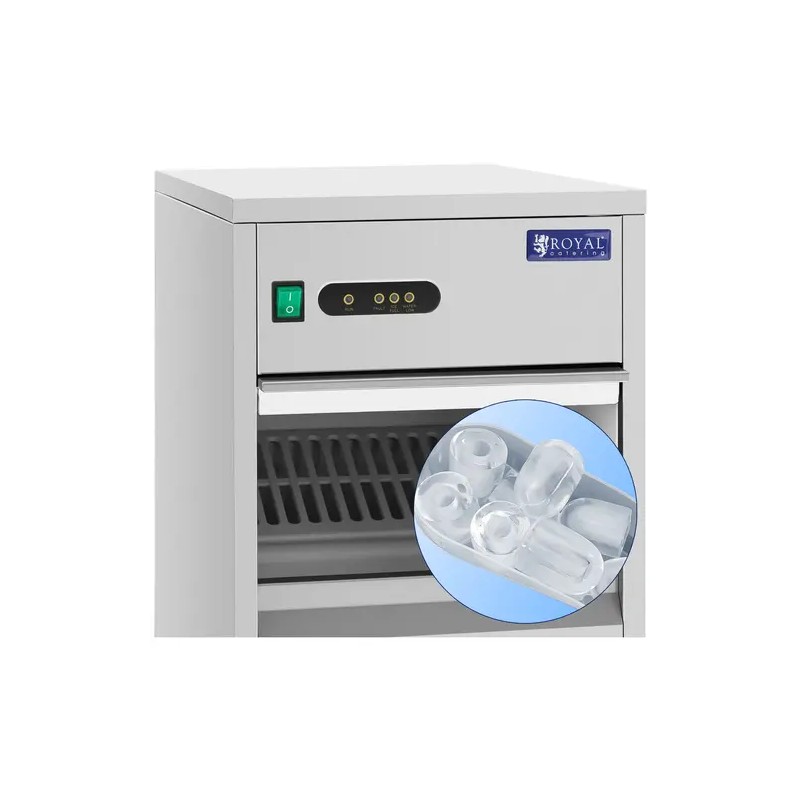 Royal Catering Jääpalukone 20 kg/24 h - Ruostumaton teräs