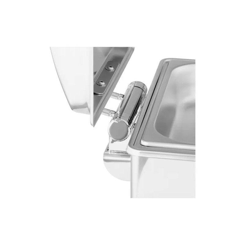 Royal Catering Chafing Dish ruokalämmitin GN 2/3 5,3 l lasi-ikkunalla