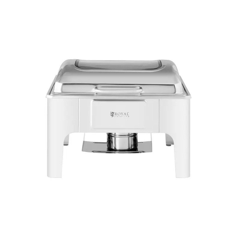 Royal Catering Chafing Dish ruokalämmitin GN 2/3 5,3 l lasi-ikkunalla