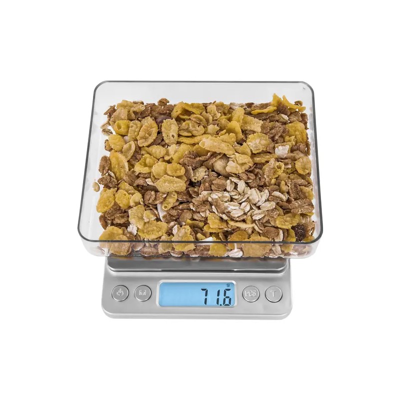 Steinberg BASIC digitaalinen pöytävaaka SBS-TW-3000/100, 0,6 g–3 kg, luettavuus 0,1 g