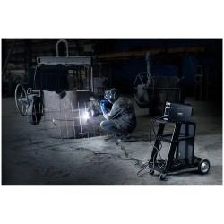 STAMOS S-MMA-250PI.2 puikkohitsaussetti 250 A, 8 m kaapelit ja 10 kg E6013-puikkoja Ø 3,2 x 350 mm