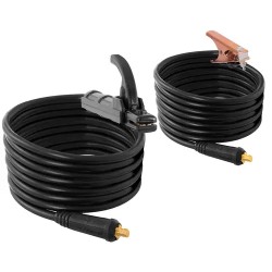 STAMOS S-MMA-250PI.2 puikkohitsaussetti 250 A, 8 m kaapelit ja 10 kg E6013-puikkoja Ø 3,2 x 350 mm
