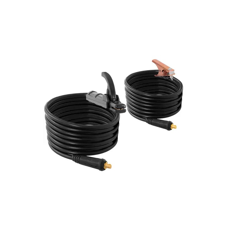 STAMOS S-MMA-250PI.2 puikkohitsaussetti 250 A, 8 m kaapelit ja 10 kg E6013-puikkoja Ø 3,2 x 350 mm