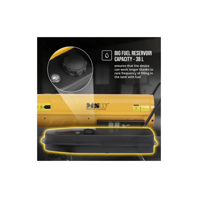 Diesel-lämmitin pyörillä 30 kW 38 l ECO Series