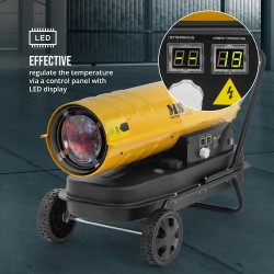 Diesel-lämmitin pyörillä 30 kW 38 l ECO Series