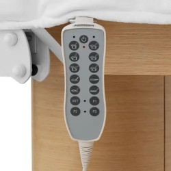 Physa Avignon White sähköinen wellness-hoitopöytä, 4 moottoria, 200 x 80 cm, valkoinen