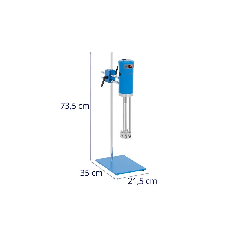 Homogenisaattori 510 W, 2 000 - 11 000 U/min, 500 - 40 000 ml, LED-näyttö