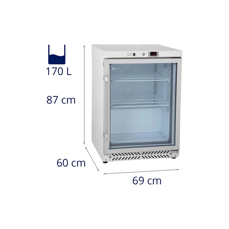 Juomakaappi lasiovella RCGK-W200, 170 l