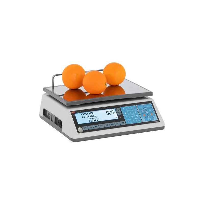 TEM030D-B1 Hintalaskuvaaka, 30 kg, tarkkuus 5/10 g, 23 x 30 cm, Dual-LCD