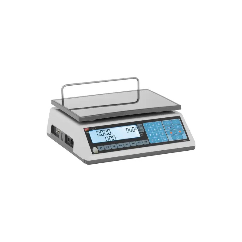 TEM030D-B1 Hintalaskuvaaka, 30 kg, tarkkuus 5/10 g, 23 x 30 cm, Dual-LCD