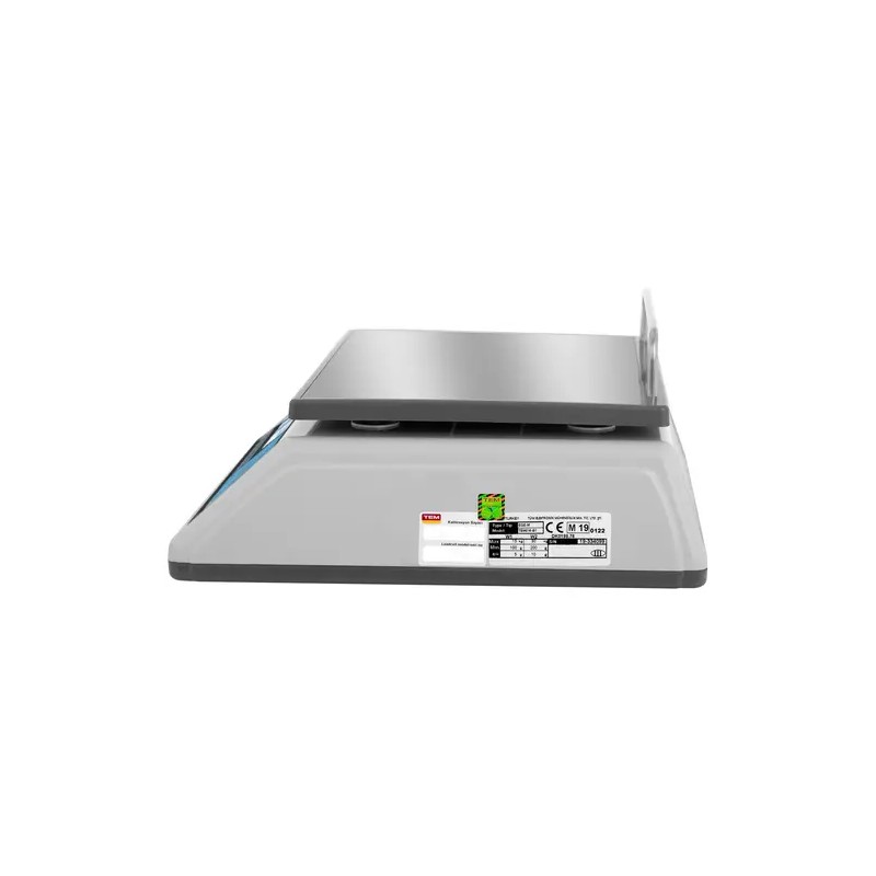 TEM030D-B1 Hintalaskuvaaka, 30 kg, tarkkuus 5/10 g, 23 x 30 cm, Dual-LCD