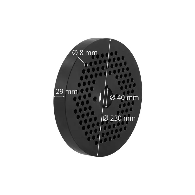 Wiesenfield WIE-PM-3000 pellettipuristimen matriisi 8 mm (10280045)