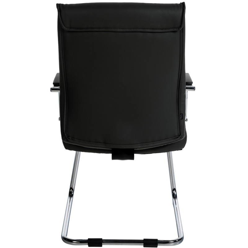 Ergonomiset keinonahkaiset vierailutuolit 2 kpl modernilla muotoilulla