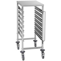 Royal Catering RCTW 7 GN1/1 ruostumattomasta teräksestä valmistettu GN-vaunu, 7 tasoa, 90 kg